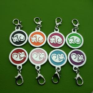 سبائك الزنك طلاء بالكهرباء لاصقة تقطر بطاقات هوية الحيوانات الأليفة الكلب اللوازم