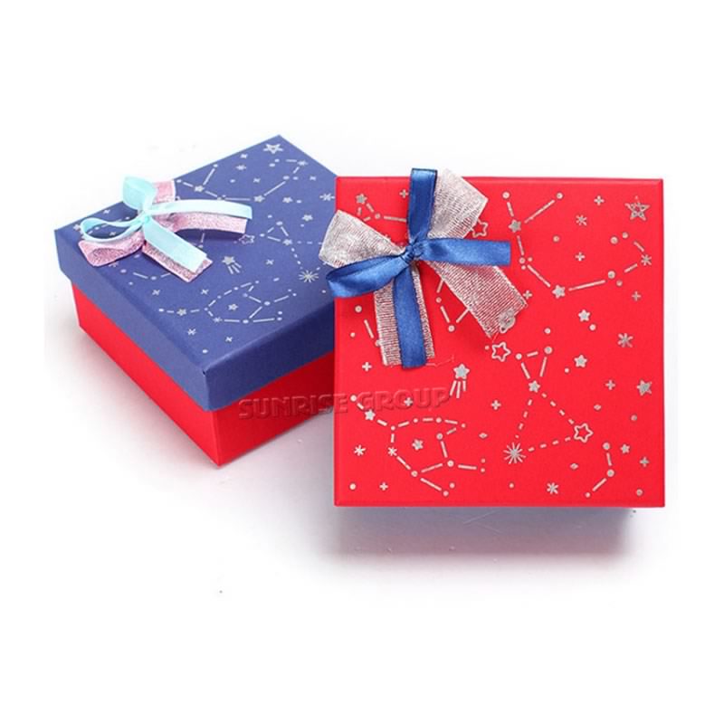 ورقة مطبوعة مخصص هدايا عيد الميلاد مجموعة حلوى تغليف علبة هدية