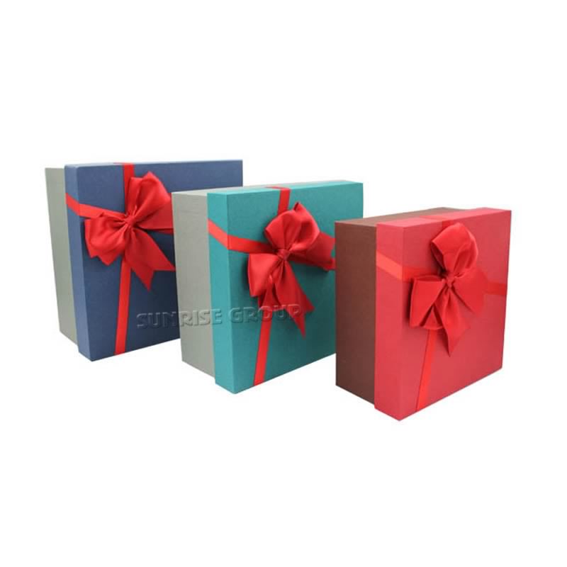 ورقة مطبوعة مخصص هدايا عيد الميلاد مجموعة حلوى تغليف علبة هدية