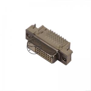 موصلات DVI 24 + 1 نوع اللحام الإناث للفيديو الرقمي