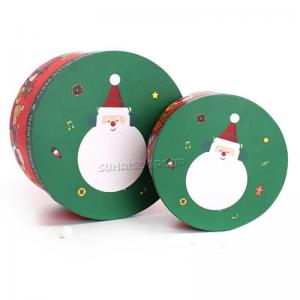 حسب الطلب صغيرة الحجم هدية مربع من الورق المقوى التعبئة والتغليف لعيد الميلاد