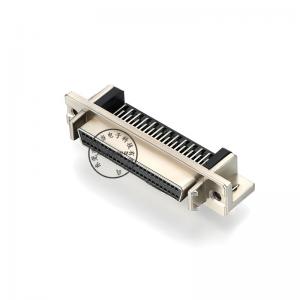 مصنع الجملة SCSI 50 دبوس موصل DB سبائك الزنك الإناث زاوية الحق