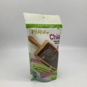 الحقيبة البلاستيكية جولة كيس ziplock الغذاء مع ثقب