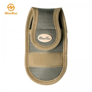 النايلون الأخضر الأخضر الطي سكين غمد NineSan