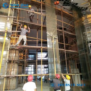 حجم مخصص كبير الزجاج المقوى / جامبو الألواح الزجاجية الرقائقي للنوافذ