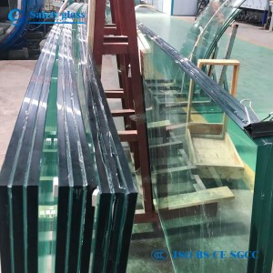 حجم مخصص كبير الزجاج المقوى / جامبو الألواح الزجاجية الرقائقي للنوافذ
