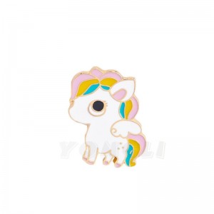 تخصيص المعادن الكرتون الحيوان شارة سبائك الزنك متعدد الألوان الخبز الطلاء بروش ختم ذوبان صب بروش مطلي بالذهب