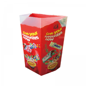 الإعلان مخصص مطبوعة قابلة للطي راية الوقوف الطوطم عرض البوب ​​الورق المقوى الواقف