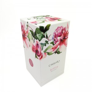 صنع وفقا لطلب الزّبون زخرف ختم الساخنة شعار الكرتون هدية مربع