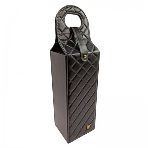 عرف التعامل مع المحمولة النبيذ التعبئة والتغليف هدية مربع بو الجلود