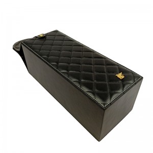 عرف التعامل مع المحمولة النبيذ التعبئة والتغليف هدية مربع بو الجلود