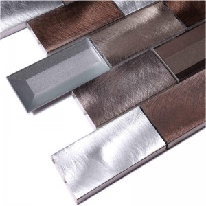 ذات نوعية جيدة سعر براون 3D البلاط الجدار الديكور