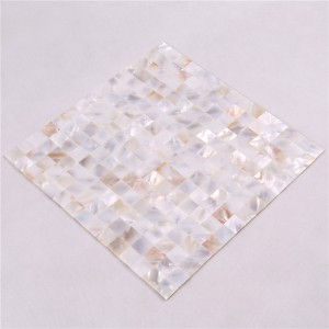 طبيعي 20 * 20 أبيض المواد الخام ادنى دش الحمام بلاط