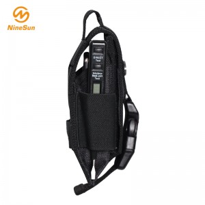 صغيرة سوداء النايلون غمد سكين للطي - ns-kf-180014