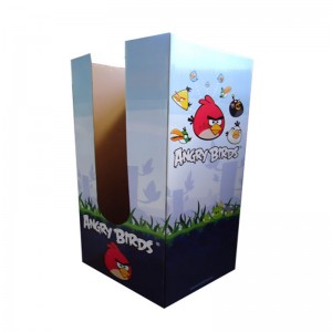 عرض موقف الكرتون، الكرتون المموج عرض الرف، عرض الكلمة الجرف وحدة