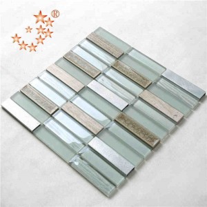 منتج جديد متموج فقاعة الزجاج بلاط بلاط الزجاج مات زجاج معدني فسيفساء بلاط السيراميك مختلطة للمطبخ دفقة الخلفي مكسور الزجاج زخرفة ...