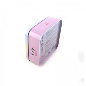 مخصص مطبوعة صغيرة مربعة القصدير مربع مستحضرات التجميل لظل العيون