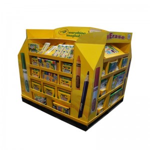 لعبة الورق المقوى المخصصة تجميعها سوبر ماركت البليت عرض موقف