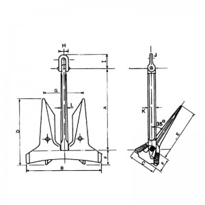 AC-14 Type High Holding HHP Stockless Anchor