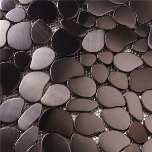 مات 304Stainless الصلب النظامية بلاط الموزاييك الجدار