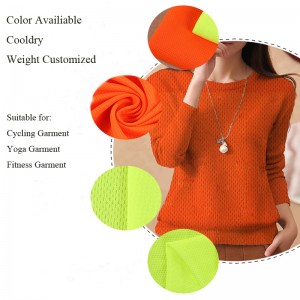 نسيج بوليستر محبوك