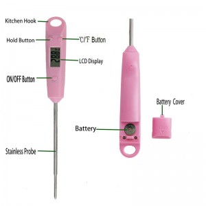 مطبخ ترمومتر الطبخ الملونة مع CE FC ROHS الموافقة