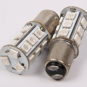 1157 bay15d p21 / 5w 18smd 5050 أدى ضوء الفرامل