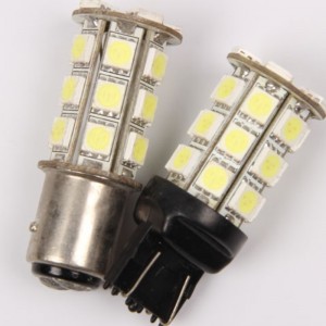 27smd 5050 أدى ضوء الفرامل السيارات 1157 7443