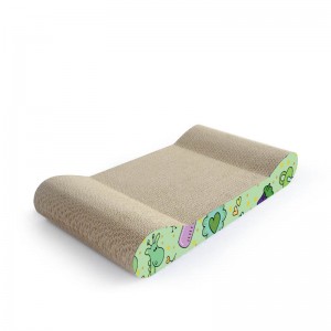 داخلي كارتون القط البيت متعددة الوظائف مجتمعة ورقة بيت القط