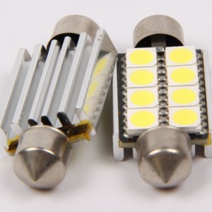 5050 8smd canbus خطأ مجاني 42 ملليمتر السيارات سيارة 12 فولت أدى ضوء اكليل ضوء led الداخلية ضوء القراءة