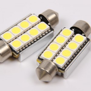 5050 8smd canbus خطأ مجاني 42 ملليمتر السيارات سيارة 12 فولت أدى ضوء اكليل ضوء led الداخلية ضوء القراءة