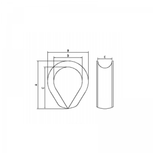 حفزت الصلب K-3 كشتبان للالياف حبل