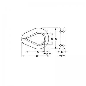 الثقيلة الثقيلة G-414 المجلفن كشتبان