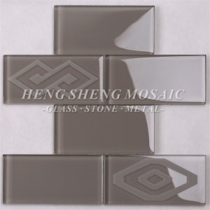 HSP42 عالية الجودة نمط الزجاج فسيفساء بلاط الموزاييك مترو الانفاق للمطبخ باكسبلاش الجدران
