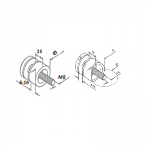 محول الزجاج 30MM
