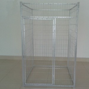 في الهواء الطلق تراجع الساخنة المجلفن شبكة أسلاك كبيرة الكلب سياج كلب كبير قفص كبير بيت الكلب