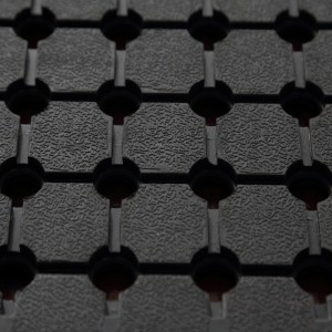 المضادة للبكتيريا مضلع المطاط الكلمة استنزاف حصيرة ثقوب حلقة مطاطية للحمام والمرحاض