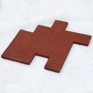 تأثير نوع الكلب العظام epdm المطاط الكلمة المطاط بلاط الأرضيات حصيرة لفي الهواء الطلق