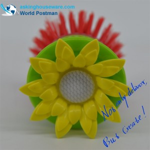 فرشاة صغيرة لتنظيف المطبخ على شكل زهرة AKDB002