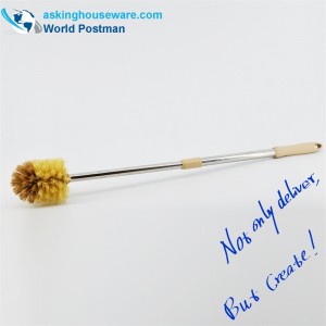 Akbrand مرحاض السلطانية فرشاة مرونة الفولاذ المقاوم للصدأ الأنابيب