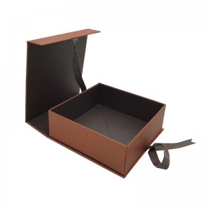 هدية فاخرة قابلة للطي مربع لتغليف الهدايا