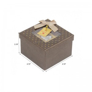 مخصص من صنع يدوي فاخر مستطيل التعبئة والتغليف ورقة الثابت معكرون الشوكولاته مربع