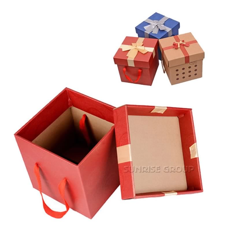 مجموعة مكعبات صغيرة من الورق المقوى تغليف الهدايا ورقة مربع