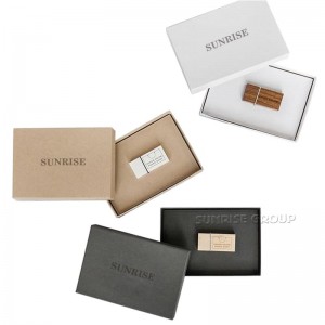 حجم مخصص ورق الكرافت يو القرص مربع التعبئة والتغليف