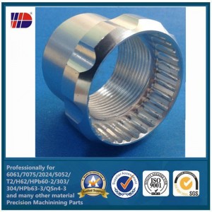 التصنيع باستخدام الحاسب الآلي الدقة مخرطة معدنية مصغرة وانتقلت قطع غيار الآلات