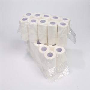 غيرمُبَيَّض الخيزران لينة حمام المرحاض لفة المناديل الورقية / لفة ورق تواليت