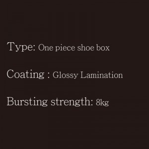 صندوق الأحذية قطعة واحدة نوع 4