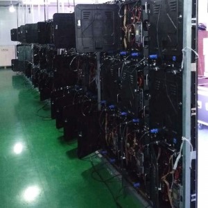 HD عرض الفيديو أدى الشاشة أدى عرض داخلي كامل اللون للقوى الخمس في المعرض