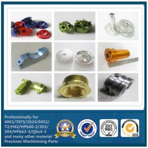 خدمة مخصصة معدن التصنيع باستخدام الحاسب الآلي قطع الغيار