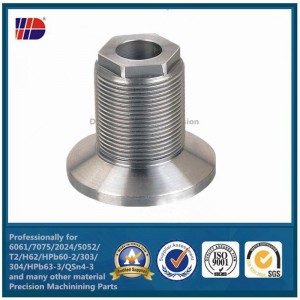 الفولاذ المقاوم للصدأ معدن الألمنيوم الدقة CNC تحول أجزاء الآلات